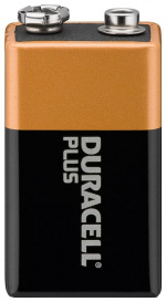 Duracell 6LR61/6LP3146/9 V Block (MN1604) batteri, 1 st. blister alkaliskt manganbatteri, 9 V