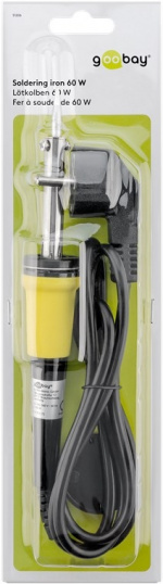Goobay Lödkolv 60 W/230 V med lödspetsar lodningsenhet 230 V/60 W med 1,25 m kabel