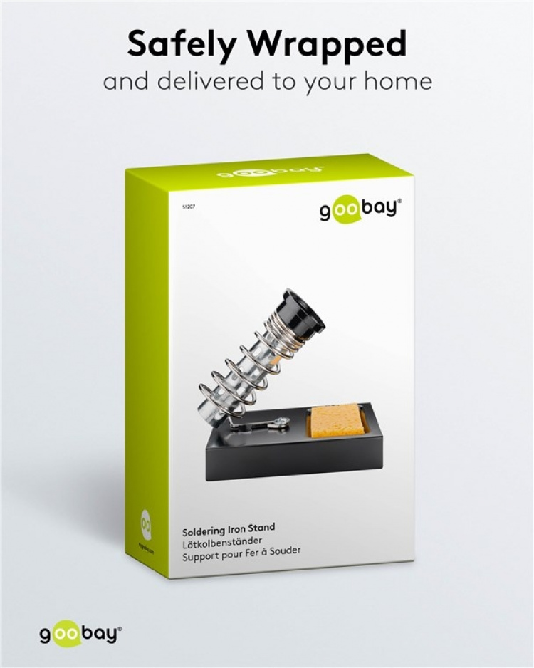 Goobay Lödkolvsställ för många modeller av lödkolvar Goobay Lödkolvsställ för många modeller av lödkolvar