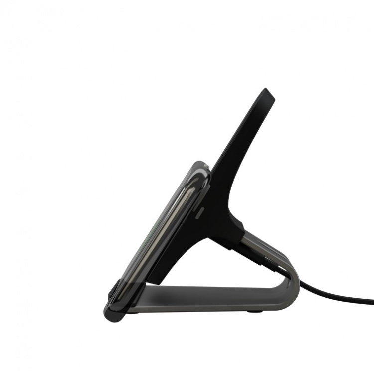 Goobay Trådlös snabbladdare för bord 10 W, Lämplig för smartphones och enheter med Qi-standard