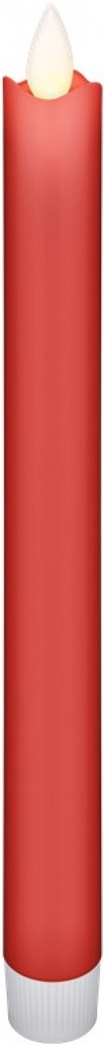 Goobay Set med 5 röda LED riktiga vax stav ljus, inkl. fjärrkontroll Vacker och säker belysningslösning för många områden som hus och loggia, kontor eller skolor