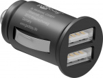 Goobay Dubbel USB-bilsladdare (15,5 W) 15,5 W max. 3,1 A (12/24 V) 2x USB