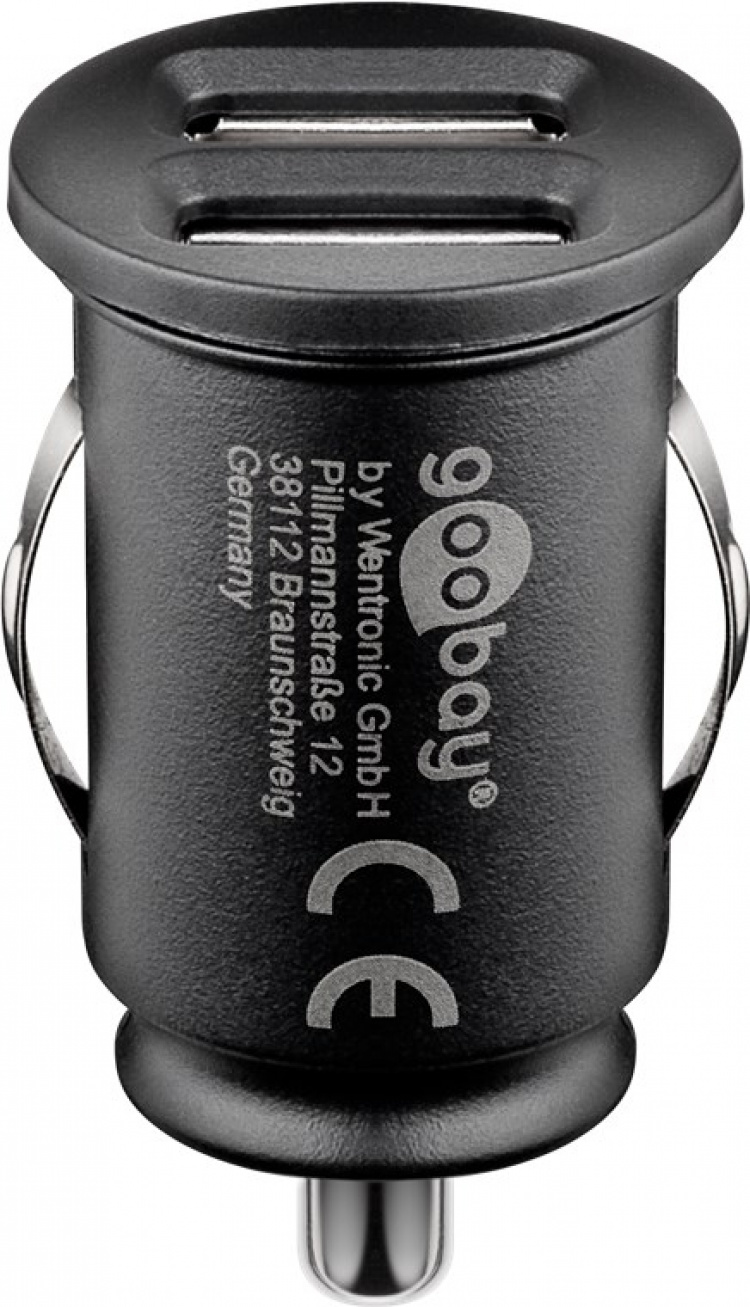 Goobay Dubbel USB-bilsladdare (15,5 W) 15,5 W max. 3,1 A (12/24 V) 2x USB
