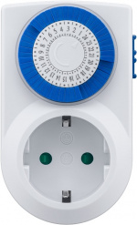 Goobay Analog timer lättmanövrerad mekanisk timer för eluttaget Goobay Analog timer lättmanövrerad mekanisk timer för eluttaget