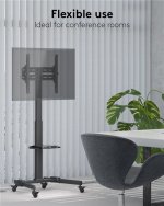 Goobay TV-presentationsställ Basic (storlek L) för TV-apparater eller monitorer mellan 37 och 70 tum (94-178 cm) upp till 35 kg