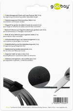 Goobay Kabelhantering kardborrebandrulle (1 m) för att ordna och fästa, kan kortas Goobay Kabelhantering kardborrebandrulle (1 m) för att ordna och fästa, kan kortas