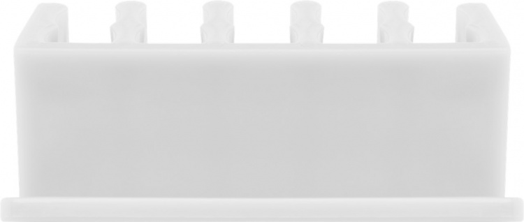 Goobay Kabelhantering 5 urtag, vit 2-pack för att ordna och fästa, avtagbar Goobay Kabelhantering 5 urtag, vit 2-pack för att ordna och fästa, avtagbar