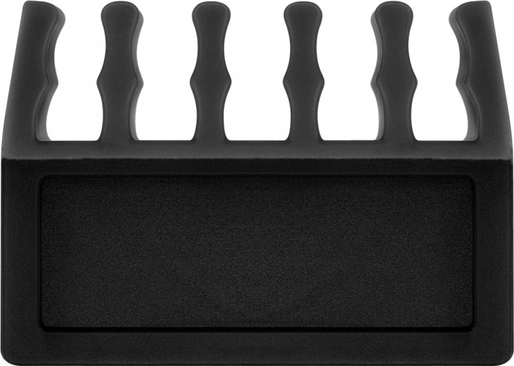 Goobay Kabelhantering 5 urtag, svart 2-pack för att ordna och fästa, avtagbar Goobay Kabelhantering 5 urtag, svart 2-pack för att ordna och fästa, avtagbar