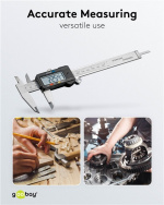 Goobay Digitalt skjutmått 150 mm / 6 tum för mätningar från 0 mm - 150 mm