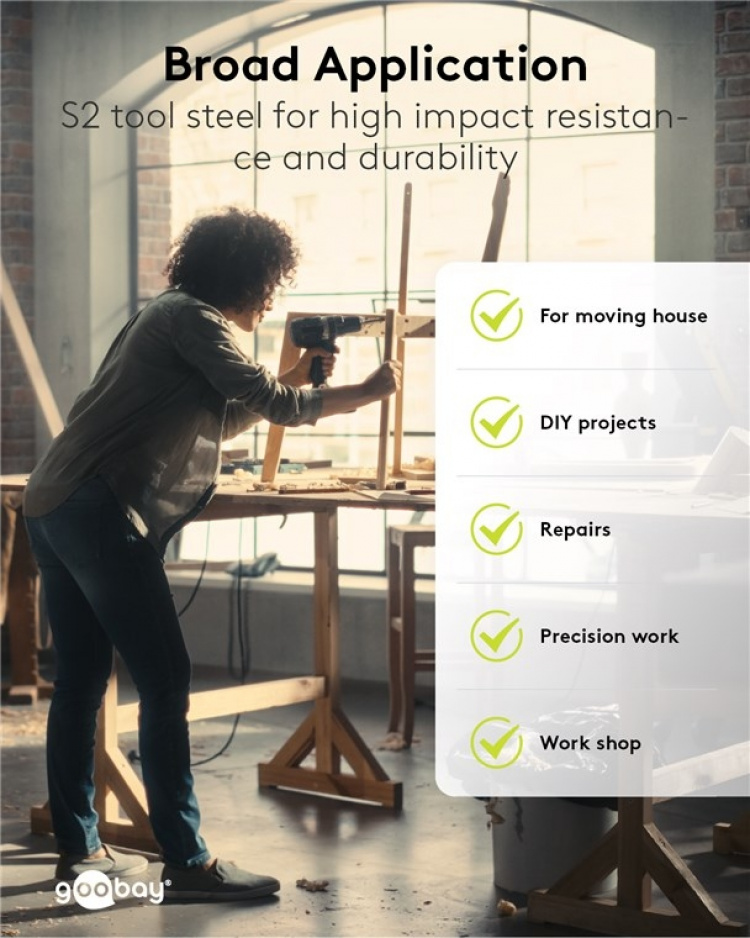 Fixpoint Bitssats, 100 delar bitsats för sladdlösa skruvmejslar och spärrnycklar