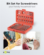 Fixpoint Bitssats, 100 delar bitsats för sladdlösa skruvmejslar och spärrnycklar