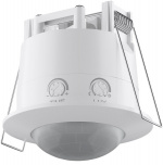 Goobay Infraröd rörelsedetektor för infälld montering i taket, 360°-detektion, 6 m räckvidd, för inomhusbruk (IP20), LED-anpassad Goobay Infraröd rörelsedetektor för infälld montering i taket, 360°-detektion, 6 m räckvidd, för inomhusbruk (IP20), LED-anpassad