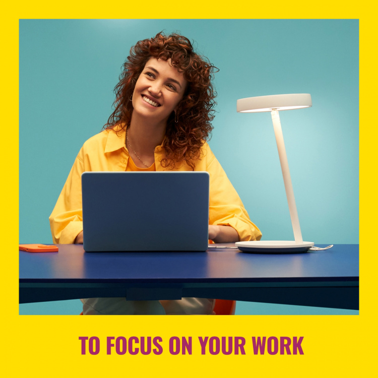 WiZ Portrait Smart skrivbordslampa/belysning för videosamtal 600lm