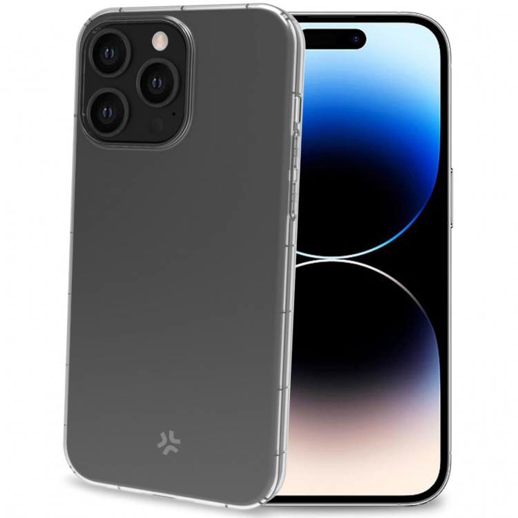 Celly Hexagel Anti-shock case iPhone 15 Pro Transparent Celly Hexagel Anti-shock case iPhone 15 Pro Transparent