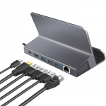 LogiLink USB-C-dockningsstation 6-i-1 iPad/Steam Deck m.m LogiLink USB-C-dockningsstation 6-i-1 iPad/Steam Deck m.m