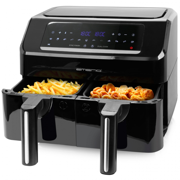 Emerio Airfryer Dubbel 3,6l+3,6l AF-130376.1 BPA fri 2400watt