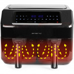 Emerio Airfryer Dubbel 3,6l+3,6l AF-130376.1 BPA fri 2400watt