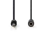 Nedis Stereo Audio Cable | 6.35 mm Male | 6.35 mm Female | Nickel Plated | 5.00 m | Round | Label Nedis Stereo Audio Cable | 6.35 mm Male | 6.35 mm Female | Nickel Plated | 5.00 m | Round | Label
