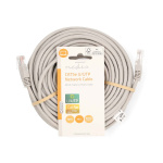 Nedis CAT5e Cable | U/UTP | RJ45 Male | RJ45 Male | 15.0 m | Round | PVC | Grey | Label