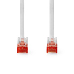 Nedis CAT6 Cable | RJ45 Male | RJ45 Male | U/UTP | 0.50 m | Round | PVC | White | Label