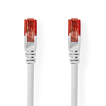 Nedis CAT6 Cable | RJ45 Male | RJ45 Male | U/UTP | 5.00 m | Round | PVC | White | Label Nedis CAT6 Cable | RJ45 Male | RJ45 Male | U/UTP | 5.00 m | Round | PVC | White | Label