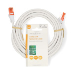 Nedis CAT6 Cable | RJ45 Male | RJ45 Male | U/UTP | 5.00 m | Round | PVC | White | Label Nedis CAT6 Cable | RJ45 Male | RJ45 Male | U/UTP | 5.00 m | Round | PVC | White | Label