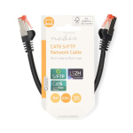 Nedis CAT6 Cable | RJ45 Male | RJ45 Male | S/FTP | 0.25 m | Round | LSZH | Black | Label