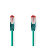 Nedis CAT6 Cable | RJ45 Male | RJ45 Male | S/FTP | 15.0 m | Round | LSZH | Green | Label