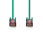 Nedis CAT6 Cable | RJ45 Male | RJ45 Male | S/FTP | 15.0 m | Round | LSZH | Green | Label