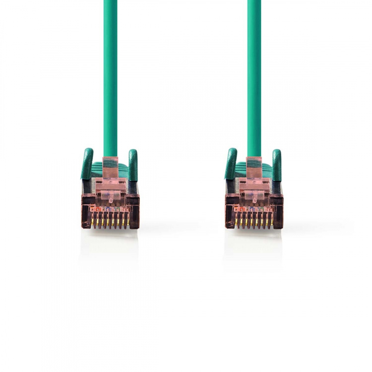 Nedis CAT6 Cable | RJ45 Male | RJ45 Male | S/FTP | 15.0 m | Round | LSZH | Green | Label