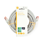 Nedis CAT6 Cable | RJ45 Male | RJ45 Male | S/FTP | 10.0 m | Round | LSZH | Grey | Label Nedis CAT6 Cable | RJ45 Male | RJ45 Male | S/FTP | 10.0 m | Round | LSZH | Grey | Label