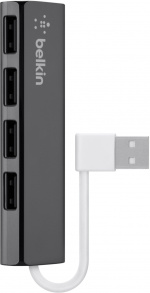 <ul><li>Brand: Belkin</li><li>Transfer rate: 480 Mbps</li><li>Adapter: USB</li><li>Weight: 0.1 kg</li></ul><br /><ul><li>1 x Belkin 4-Port Slim Travel USB Hub</li></ul><div style=