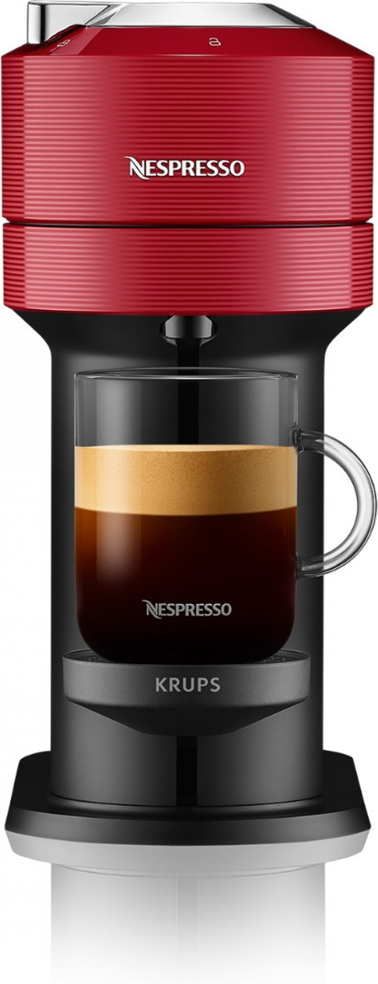 Krups Nespresso Vertuo Next Kapselmaskin, Röd/Svart