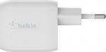 Belkin Boost Charge Pro Dual Port USB-C GaN 45 W PD 3.0 -verkkovirtalaturi, valkoinen Belkin Boost Charge Pro Dual Port USB-C GaN 45 W PD 3.0 -verkkovirtalaturi, valkoinen
