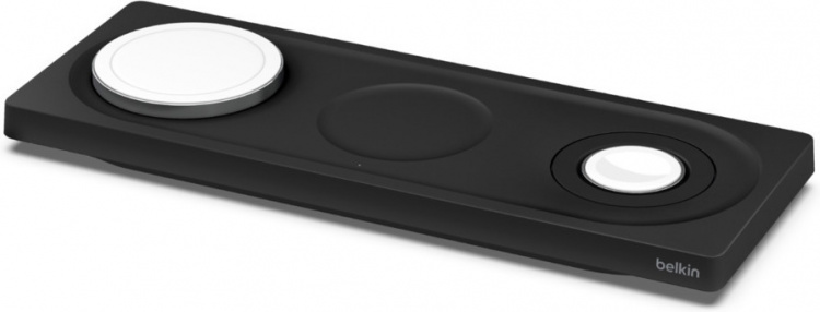 Belkin BoostCharge Pro 3-in-1 -langaton latausalusta MagSafella, musta