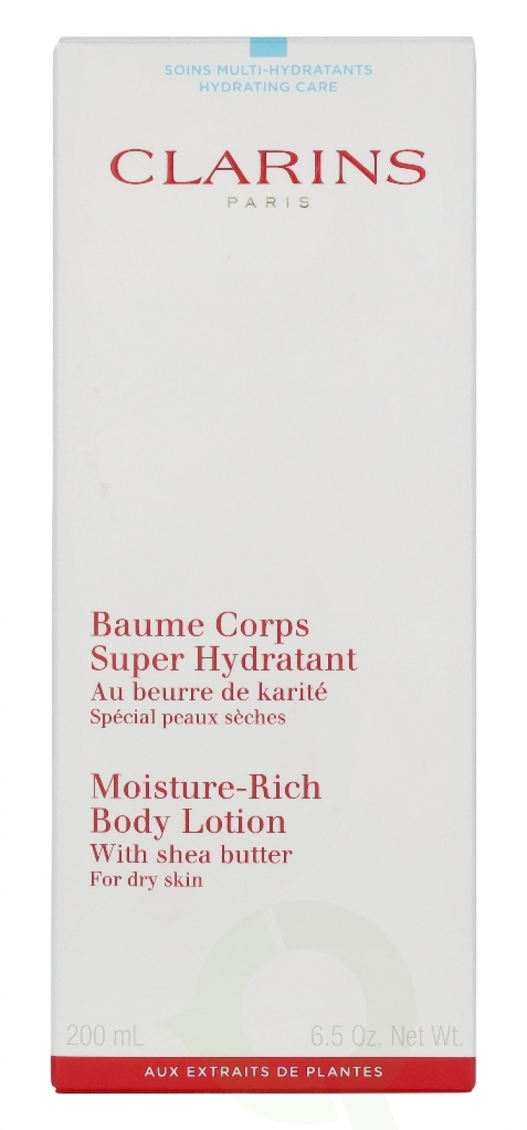 Clarins Moisture-Rich Body Lotion 200 ml With Shea Butter - For Dry Skin