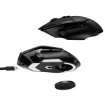 Logitech G502 X LIGHTSPEED Wireless Gaming Mouse, Black/Core Logitech G502 X LIGHTSPEED Wireless Gaming Mouse, Black/Core
