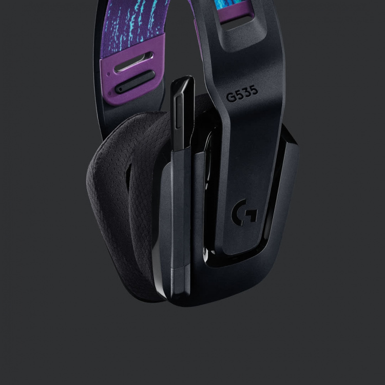 Logitech G535 LIGHTSPEED Wireless Gaming Headset, Black Logitech G535 LIGHTSPEED Wireless Gaming Headset, Black