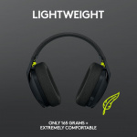 Logitech G435 LIGHTSPEED Wireless Gaming Headset, Black