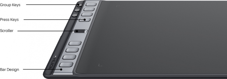 Huion Inspiroy 2 L H1061P -piirtopöytä Huion Inspiroy 2 L H1061P -piirtopöytä