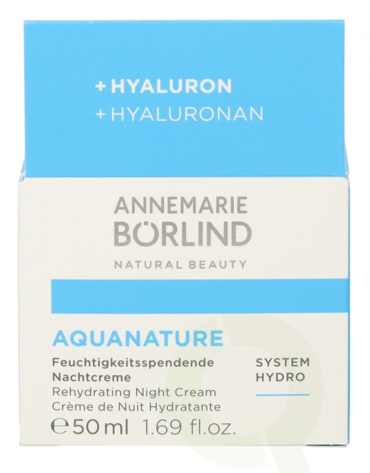 Annemarie Borlind Aquanature Rehydrating Night Cream 50 ml