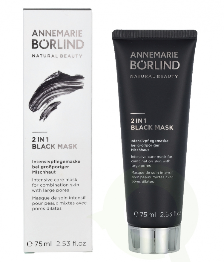 Annemarie Borlind 2 In 1 Black Mask 75 ml