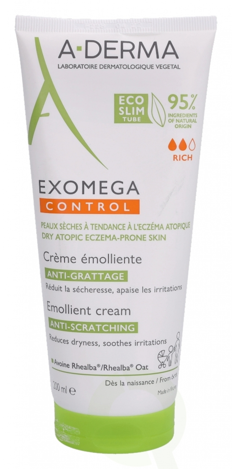 A-Derma Exomega Control Emollient Cream 200 ml
