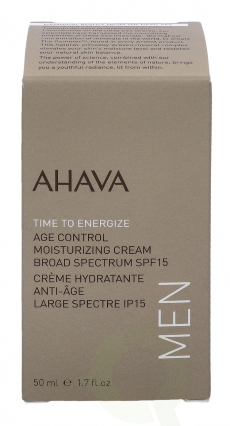 Ahava Men T.T.E. Age Control Moisturizing Cream SPF15 50 ml