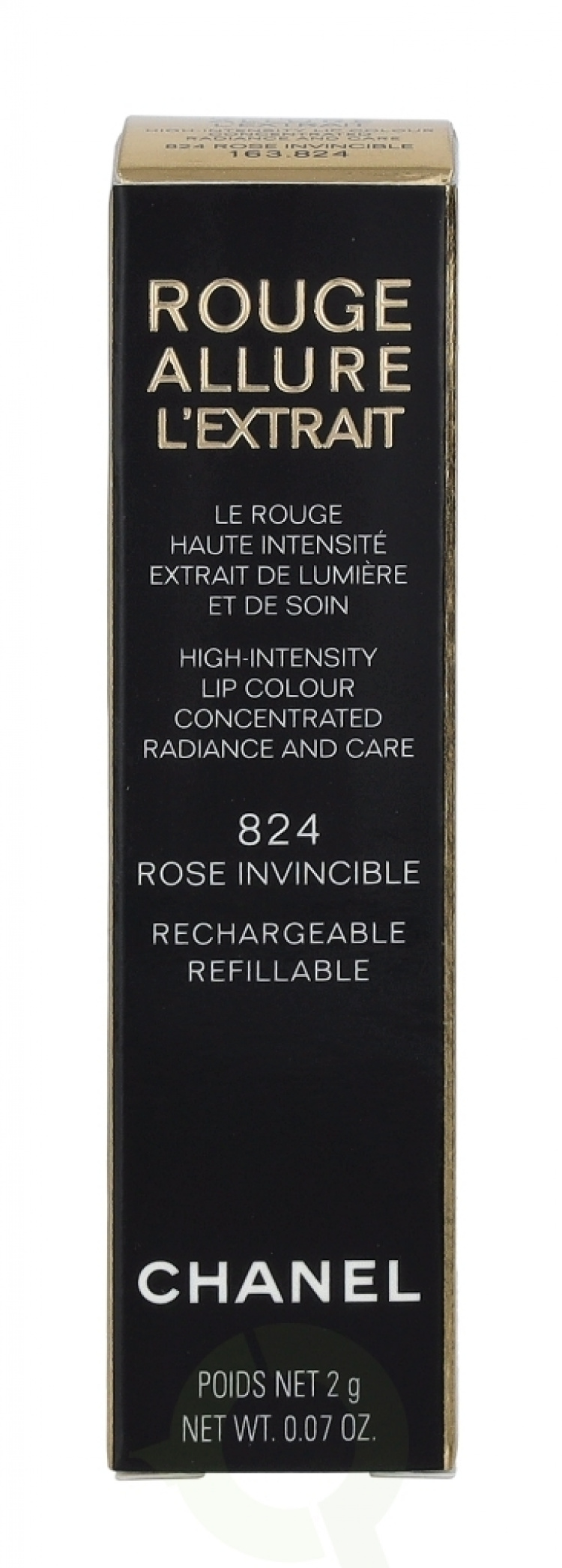 Chanel Rouge Allure L\'Extrait High-Intensity Lip Colour 2 gr 824 Rose Invincible