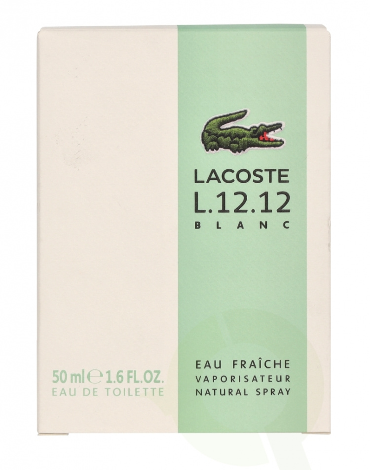 Lacoste L.12.12 Blanc Eau Fraiche Edt Spray 50 ml
