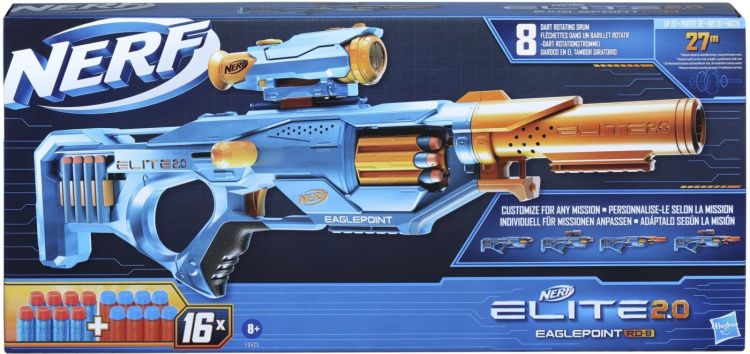 NERF ELITE 2.0 Blaster Eaglepoint RD 8 skumpistol