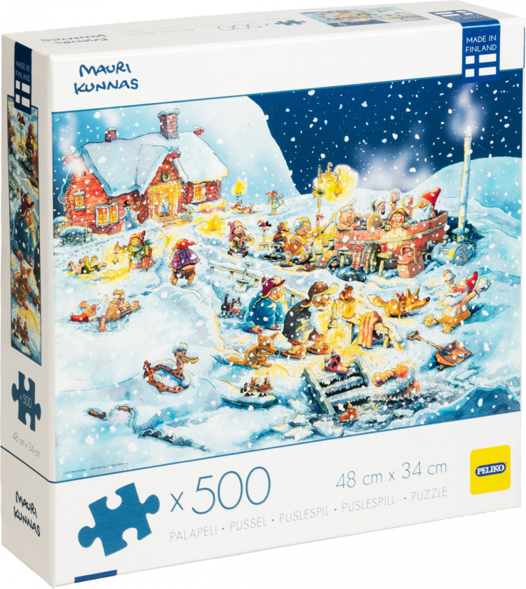 Mauri Kunnas julpussel, 500 bitar Mauri Kunnas julpussel, 500 bitar