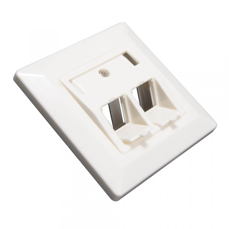 Triax Vägguttag Keystone CAT6 Vinkel