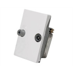 Triax Wall Outlet 2-way TD 241E White Triax Wall Outlet 2-way TD 241E White